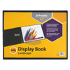Marbig Non Refillable Display Book Insert Cover 20 Pocket Landscape A3 Black