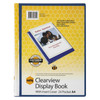Marbig Clearview Display Book Non Refillable 24 Pocket A4 Blue