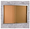 Visionchart SGCC4 Sliding Glass Door Display Case 1800 x 1200mm Cork