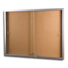 Visionchart Sgcc5 Sliding Glass Door Display Case 2400 X 1200Mm - Cork | Its A Mega Thing