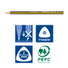 Staedtler Noris Club Triangular School Pencil HB Box of 12 118 HB-509