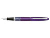 Pilot MR3 Retro Pop Fountain Pen Violet Ellipse Barrel Fine Nib