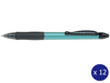 Pilot G2 PenStylus Gel Rollerball Fine 0.7mm Light Blue Barrel Black Ink Box of 12