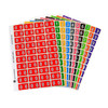 Avery #44539 Assorted Colour Side Tab Colour Coding Labels Starter Kit - Numbers - 25 x 42 mm - avery Australia, place card holders, avery stickers, avery labels australia | It's A Mega Thing