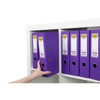 Marbig A4 PE Linen Lever Arch File Purple