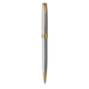 Parker #1931507 Sonnet Stainless Steel Gold Trim Ballpoint Pen - Parker, parker Australia, parker pen, parker ball pen, parker ballpoint pen, parker ballpen, parker rollerball pen | It's A Mega Thing