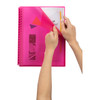 Marbig Display Book 20 Pocket Refillable A4 Translucent Pink