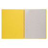 Marbig Display Book Refillable 20 Pocket A4 Translucent Yellow
