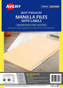 Avery #88300 Buff Manilla File with 1 Sheet of 24 Laser File Title Labels, Foolscap, 20/Pack - Avery dispenser labels, avery Australia, place card holders, avery stickers | It's A Mega Thing