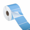 Bala Direct Thermal Labels Permanent Adhesive Perforated 100 x 100mm Blue Roll of 1000