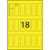 Bala Stock Forms Australia A4/L18Y - A4 Shelf And Label Tags 24 X 73Mm Yellow - Ream Of 500 Sheets | Its A Mega Thing