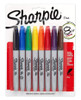 Sharpie Permanent Marker Fine Point Assorted Pack of 8 