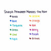 Sharpie Fine Point Permanent Marker Assorted Pack of 8 