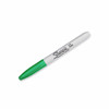 Sharpie Fine Point Permanent Marker Green Pack of 12