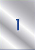 Avery #959204 Durable Metallic Heavy Duty Labels - L6013 - 20/Pack - 199.6 x 289.1 mm |1UP - fabric name labels, fabric name badge labels, avery name tags | It's A Mega Thing