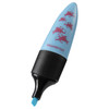 ColourHide Designer Highlighter Quirky Shark Blue 1960101 - Box12 | Mega Office Supplies