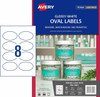 Avery #980012 Glossy White Oval Product Labels - L7127 - 80/Pack - 84.7 x 50.8 mm |8UP - fabric name labels, fabric name badge labels, avery products Australia name tags | It's A Mega Thing