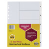 Marbig #35101 Indices & Dividers 1-5 Tab Pp A4 White - Marbig clipboard, marbig office supplies, marbig office accessories, marbig dividers, marbig tape, marbig calculator, marbig clips, marbig cutter, marbig pouch | Its A Mega Thing