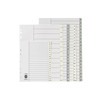 Marbig #35050 Indices & Dividers A-Z Tab PP A4 Grey - marbig refillable box, marbig stapler, marbig binder, marbig wallet, marbig display books, marbig display folders | It's A Mega Thing