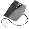 Pilot Pensemble Black and Grey 1 Pen Leather Pouch Roll