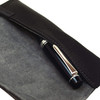 Pilot Black and Grey Pensemble 1 Pen Leather Pouch Roll