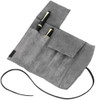 Pilot Pensemble Black and Grey 5 Pen Leather Pouch Roll
