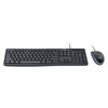 Logitech USB Wired Keyboard and Mouse Combo Black MK200 | Mega Office Supplies