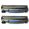 HP 85A Original LaserJet Toner Cartridge 1600 x 2 Pages Set of Two Black