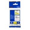 Brother #TZE-S141 18mm Black on Clear Strong Adhesive TZE Tape | It's A Mega Thing