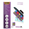 Pack 100 Fellowes Pre-Punched A4 80 Micron Laminating Pouch