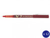 Pilot Hi-Tecpoint V7 Liquid Ink Rollerball 0.7mm Red Box of 12