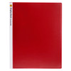 Marbig Display Book with Insert Cover Non Refillable 40 Page Red Pack of 10
