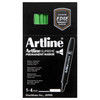 Artline 109104 Supreme Chisel Permanent Marker 1-4mm Green Box 12 | Mega Office Supplies