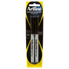 Artline 125052 250 Permanent Marker 0.4mm Black Pack 2 | Mega Office Supplies