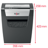 Rexel X410 Momentum Black Cross Cut Paper Shredder