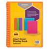 Marbig #2008506 Refillable Display Book 20 Pocket Insert Orange Cover - Box of 12 | Mega Office Supplies
