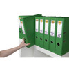 Marbig Green Lever Arch File Foolscap Pack of 10