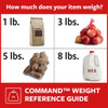 Command Double Hook Large Matte Black (1.8kg)