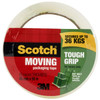 Scotch 3500-AU Tough Grip Moving Tape 48mm x 50m Clear Pack of 6