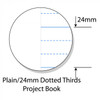 Protext Bull Project Book 330 x 240mm 64 Page Plain 24mm Dotted Thirds Pack of 10