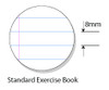 Protext Exercise Book 48 Page Ruled PP Cover 225 x 175mm Spider Pack of 20
