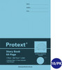Protext Story Book 330 x 245mm 64 Page Plain QLD Year 1 Ruled Echidna Pack of 10