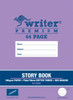 Writer Premium Story Book 64 Page 330x240mm Top Plain Bottom 18mm Dotted Thirds Ruled with Margin Pencil Pack 10