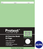 Protext Premium Exercise Book A4 64 Page 8mm Ruled Red Margin E2 Pack of 20