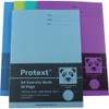 Protext Panda A4 Exercise Book 48 Page Botany Plain QLD Ruled Year 2 Pack of 20
