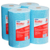 WypAll Colour Coded Heavy Duty Cloth Wiper Roll Blue 4 Rolls of 107 Wipers