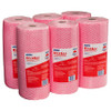 Colour Coded Cloth Wiper Roll Red 106 Wipers Pack of 6 WypAll