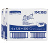 Small Tray Liners White 125 Sheets Packs of 4 Scott Control Absorbent Hydroknit