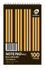 Olympic Notepad 100 Pages 8mm Spiral 127 x 203mm Pack of 20