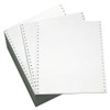 BALA REAL-01 2 PART PLAIN WITH 2 CROSS AND MARGINAL PERFS 60GSM COMPUTER PAPER BOX 3000 SHEETS (93X241MM)